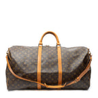 Travel Bag Keepall Bandouliere 60 Brown Monogram Canvas
