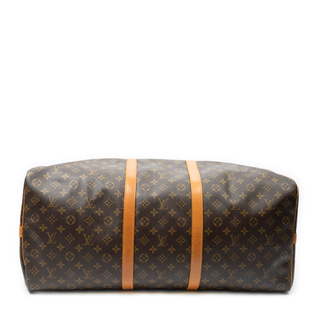 Travel Bag Keepall Bandouliere 60 Brown Monogram Canvas