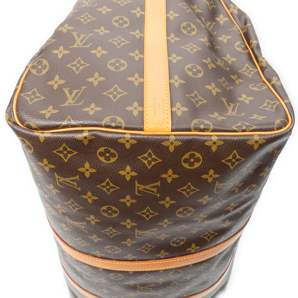 Travel Bag Keepall Bandouliere 60 Brown Monogram Canvas