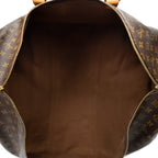 Travel Bag Keepall Bandouliere 60 Brown Monogram Canvas