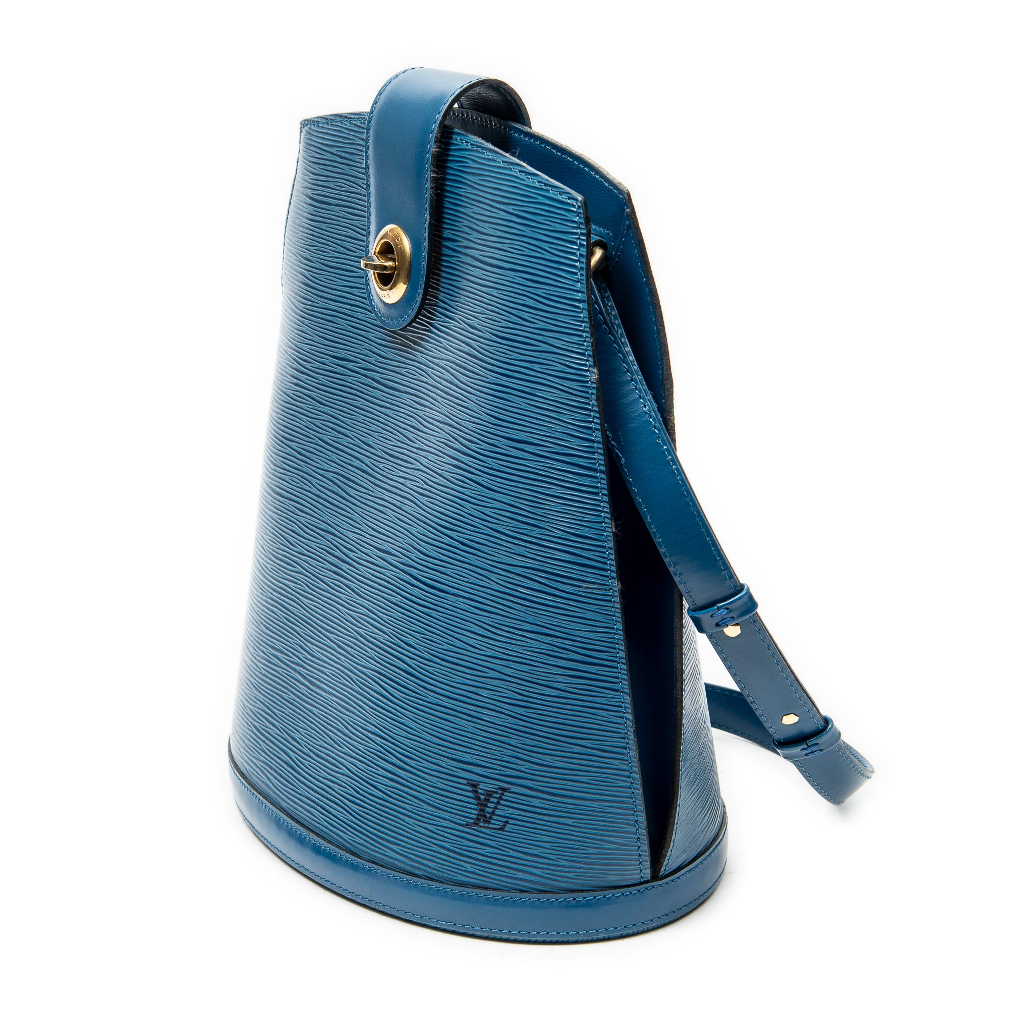 Shoulder Bag Cluny Blue Epi