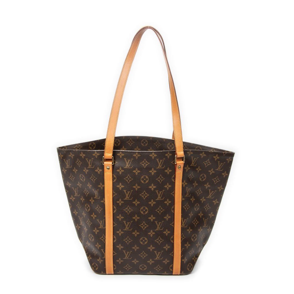 Shoulder Bag Sac Shopping PM Brown Monogram Canvas