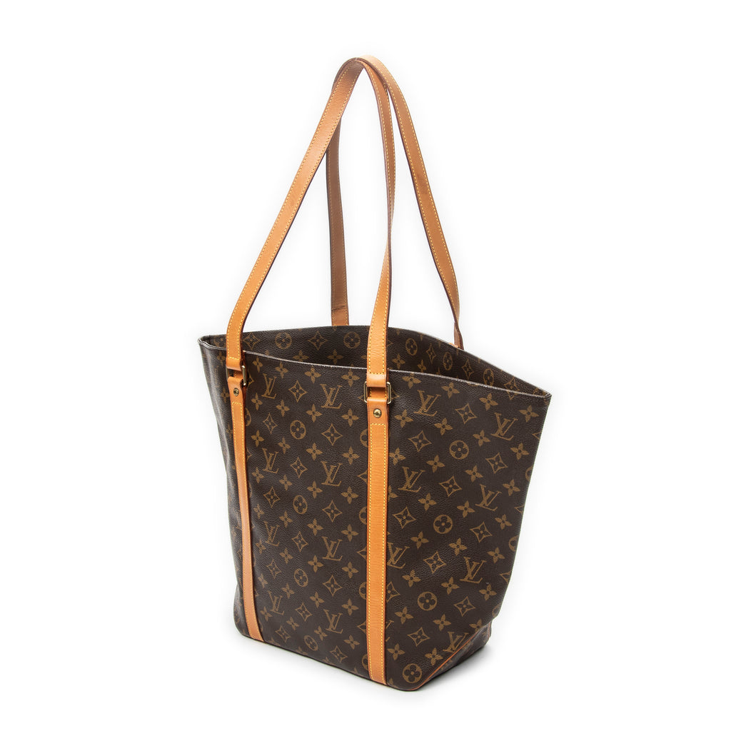 Shoulder Bag Sac Shopping PM Brown Monogram Canvas