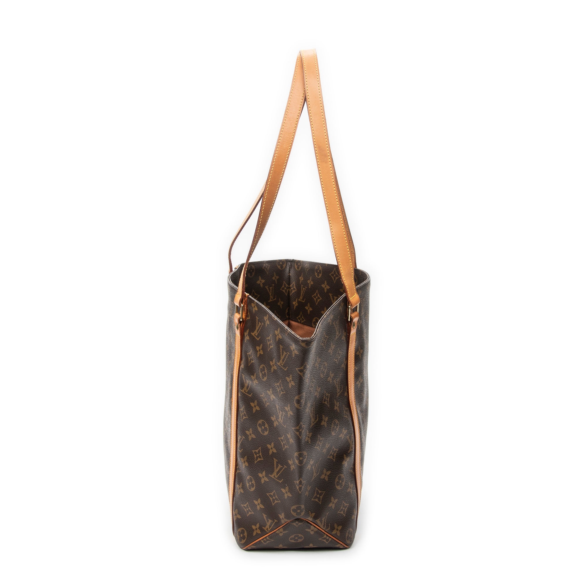 Shoulder Bag Sac Shopping PM Brown Monogram Canvas