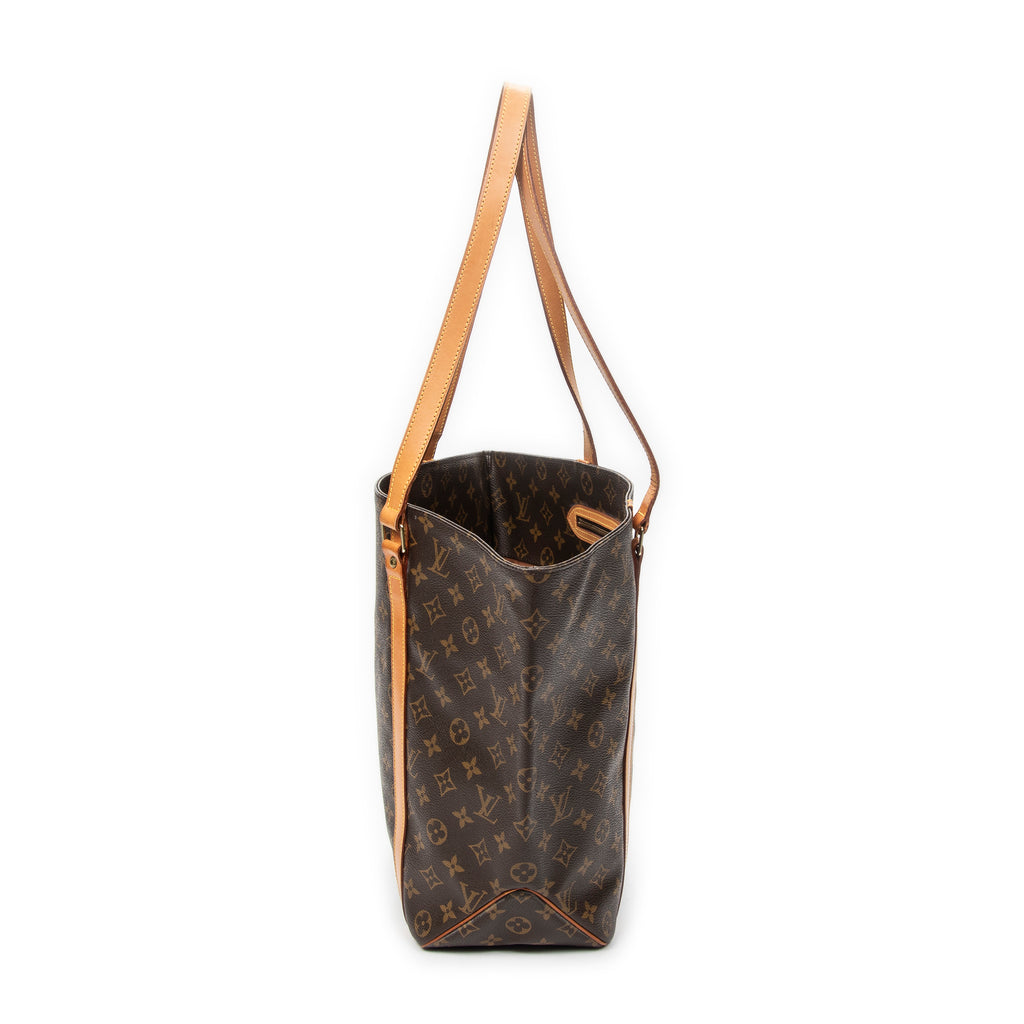 Shoulder Bag Sac Shopping PM Brown Monogram Canvas