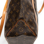 Shoulder Bag Sac Shopping PM Brown Monogram Canvas