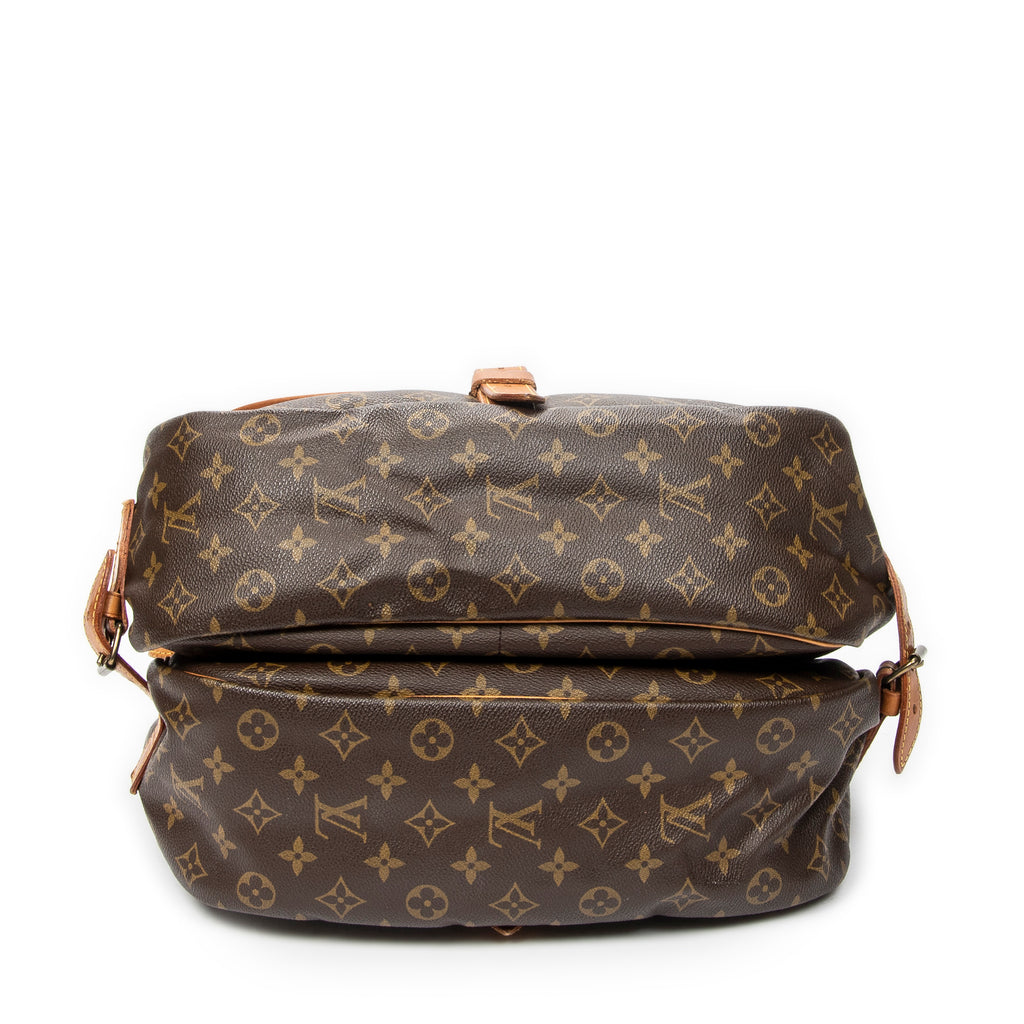 Shoulder Bag Saumur GM Brown Monogram Canvas