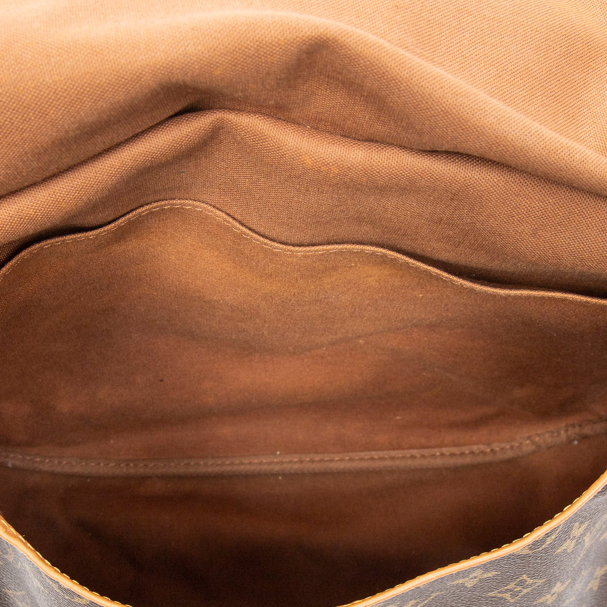 Shoulder Bag Saumur GM Brown Monogram Canvas