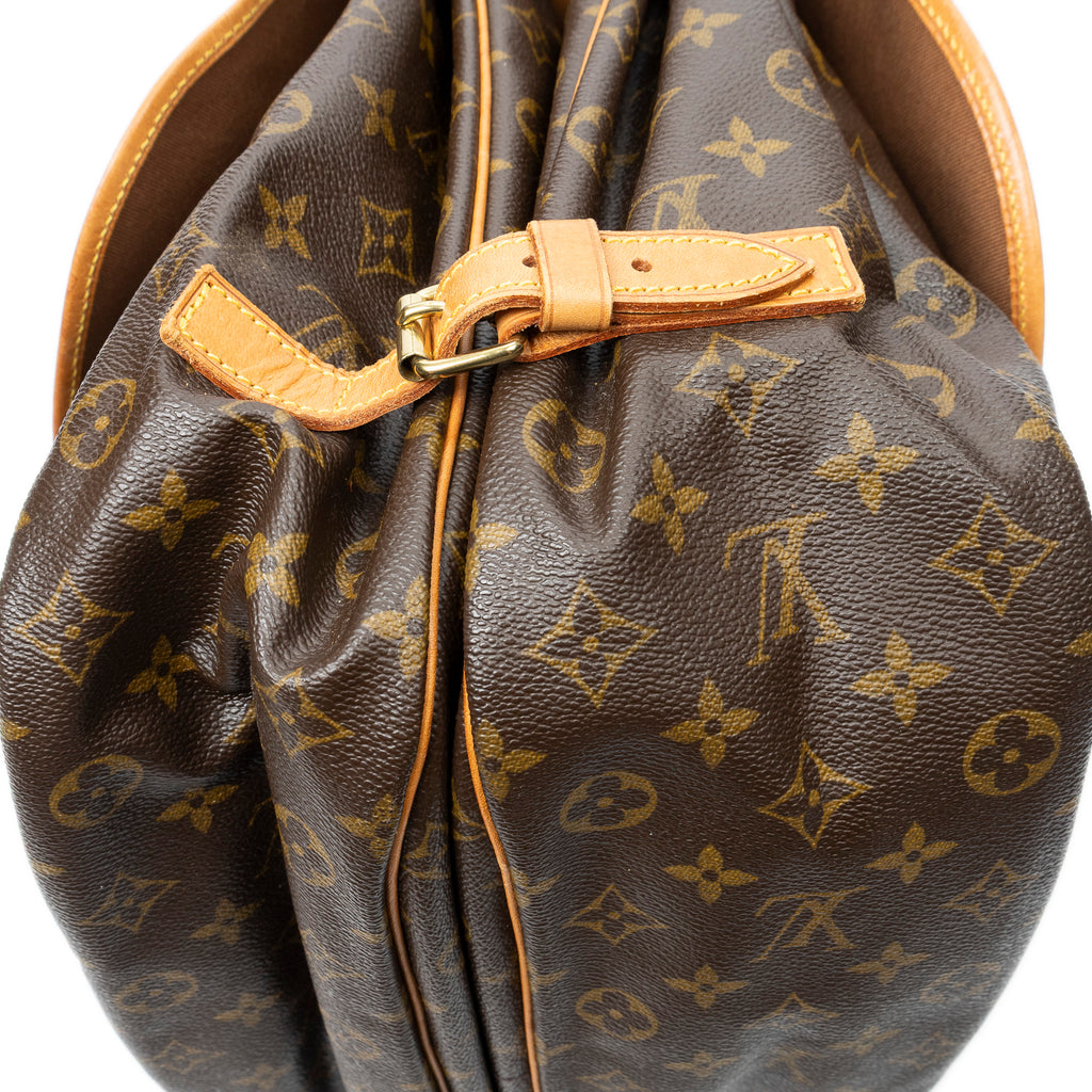 Sac Bandoulière Saumur MM Toile Monogram Marron