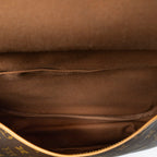 Sac Bandoulière Saumur MM Toile Monogram Marron