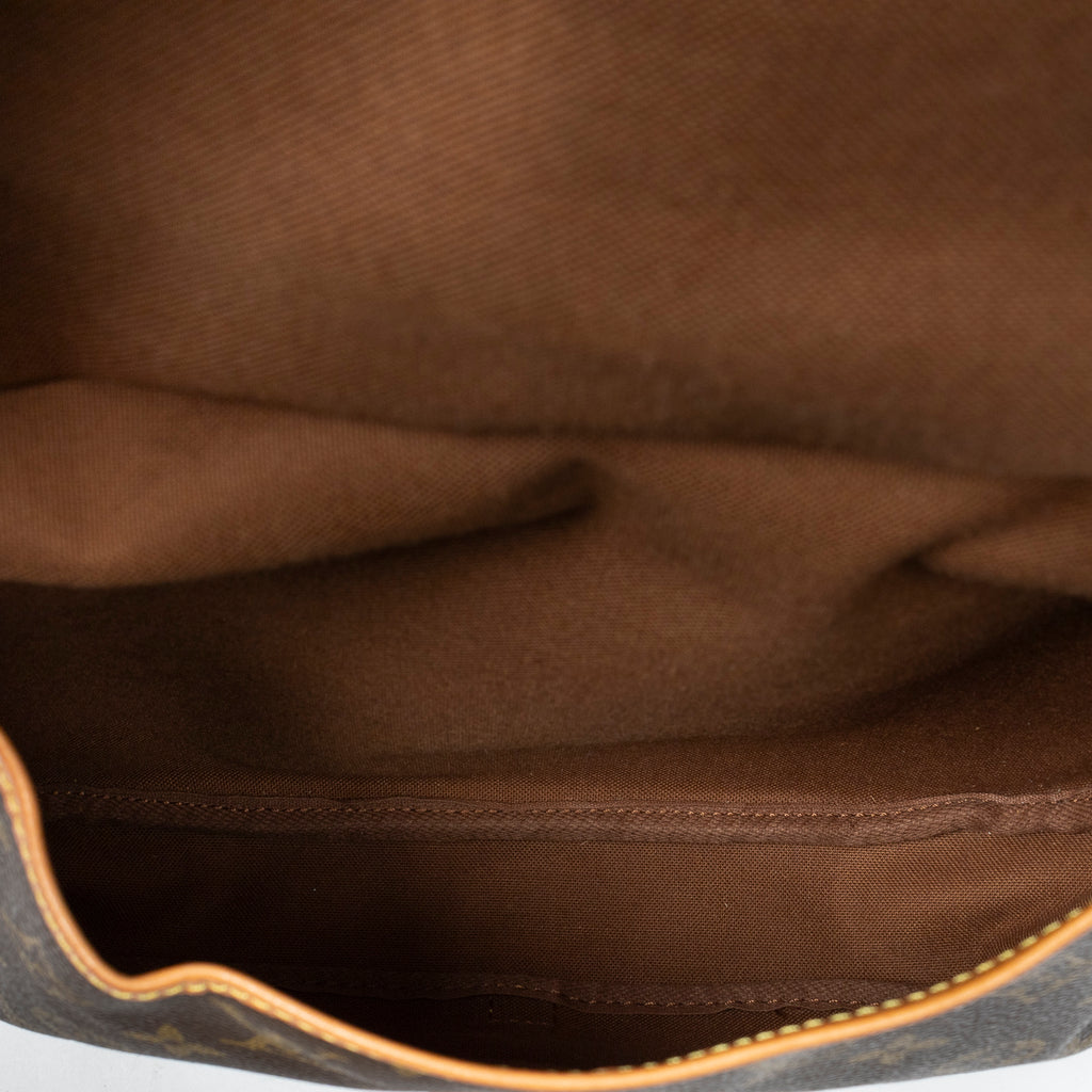 Sac Bandoulière Saumur MM Toile Monogram Marron