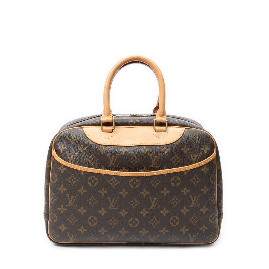 Handbag Deauville Brown Monogram Canvas