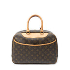 Handbag Deauville Brown Monogram Canvas