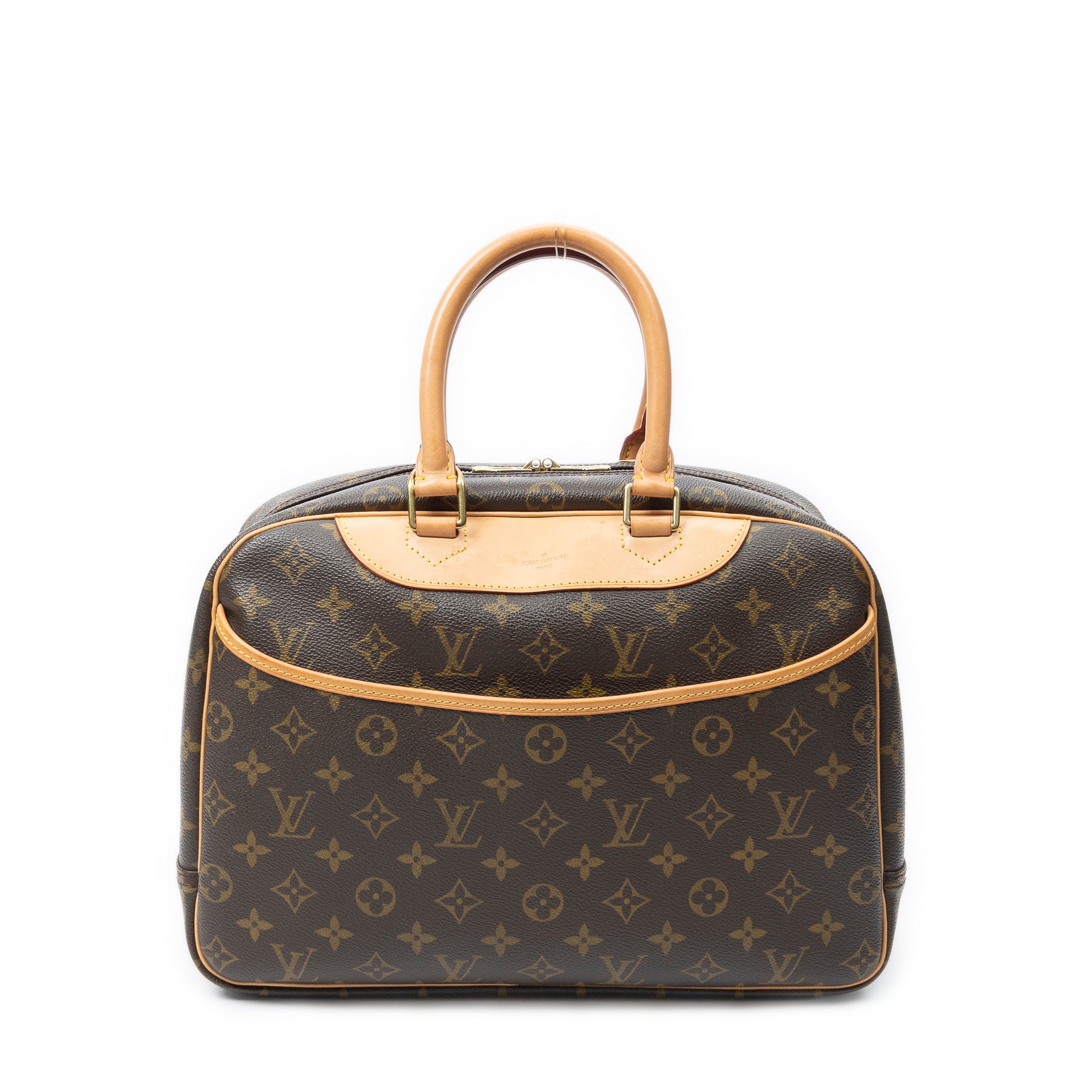 Handbag Deauville Brown Monogram Canvas