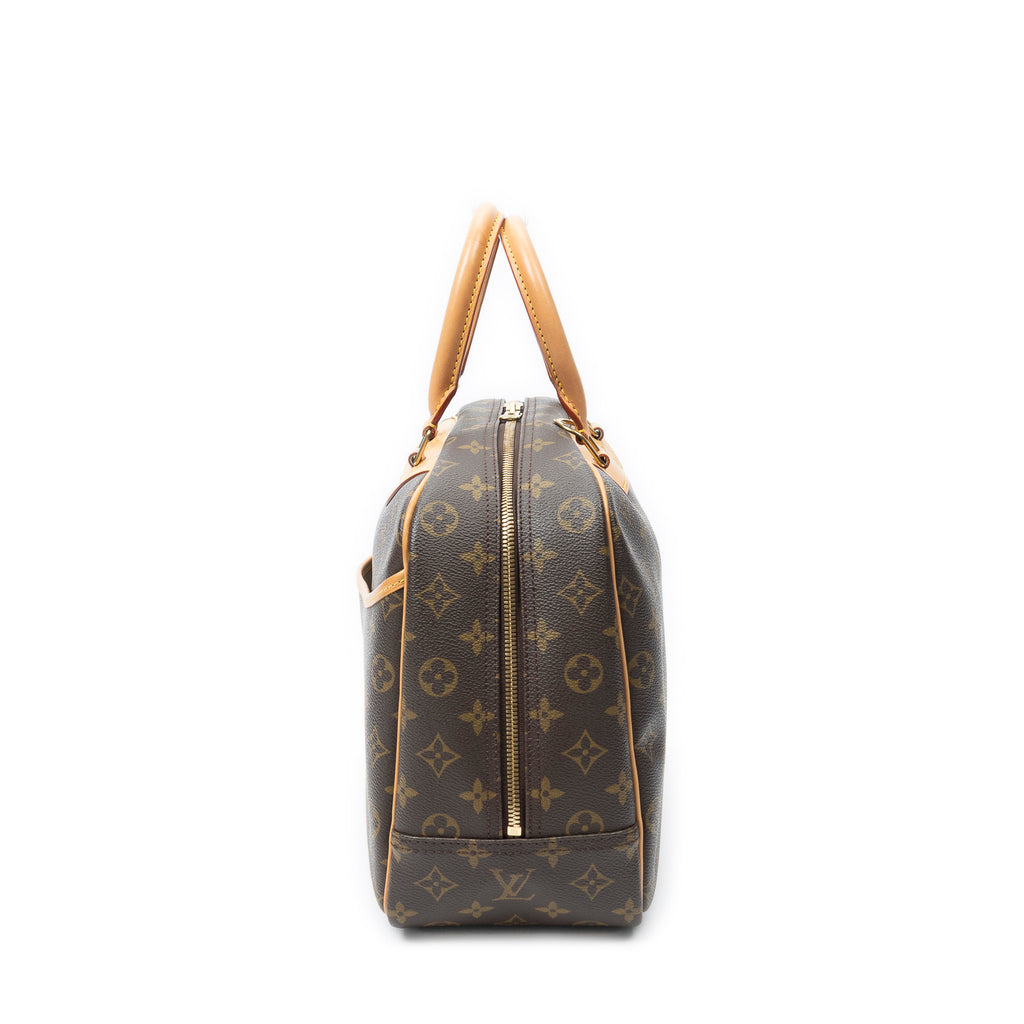 Handbag Deauville Brown Monogram Canvas