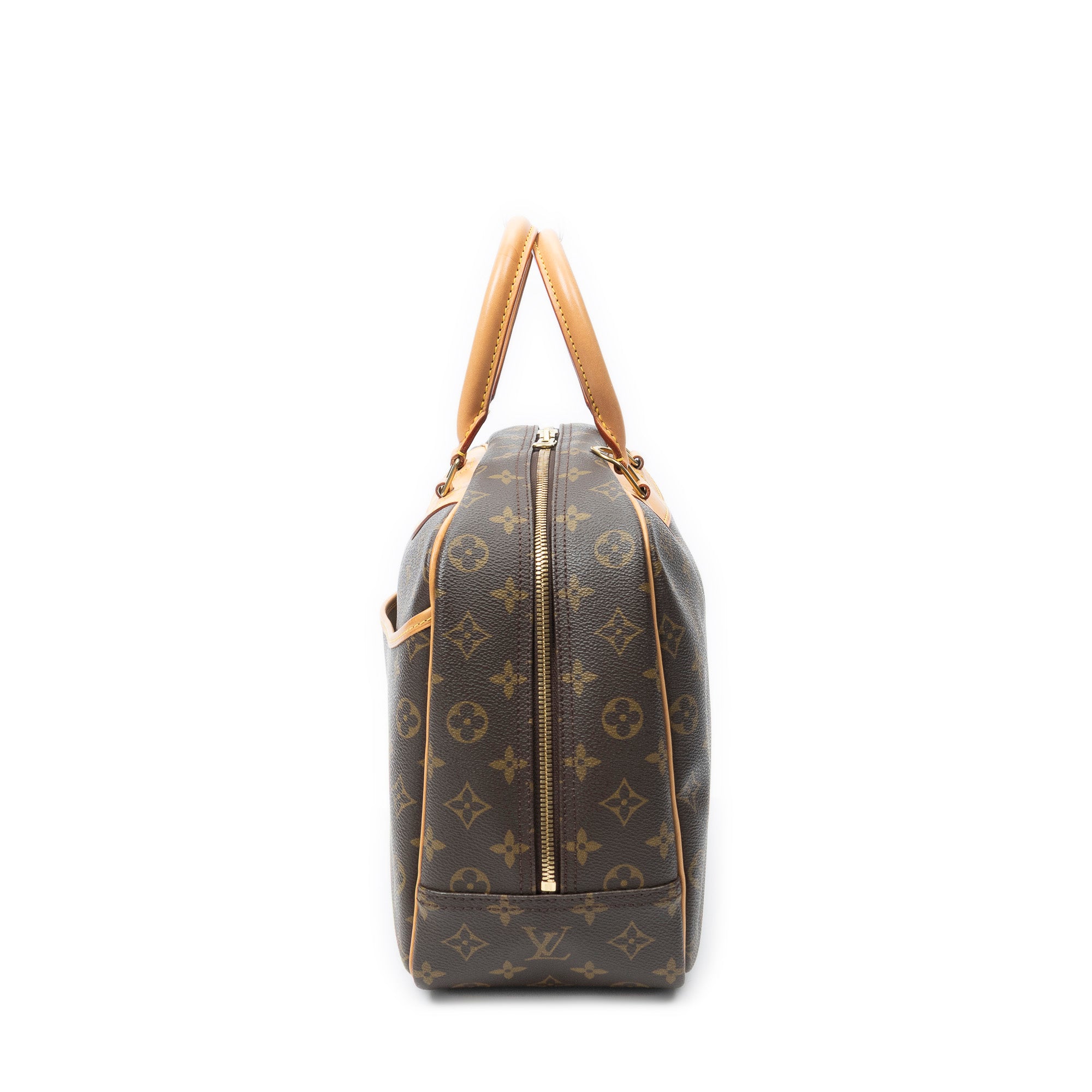 Handbag Deauville Brown Monogram Canvas