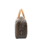 Handbag Deauville Brown Monogram Canvas
