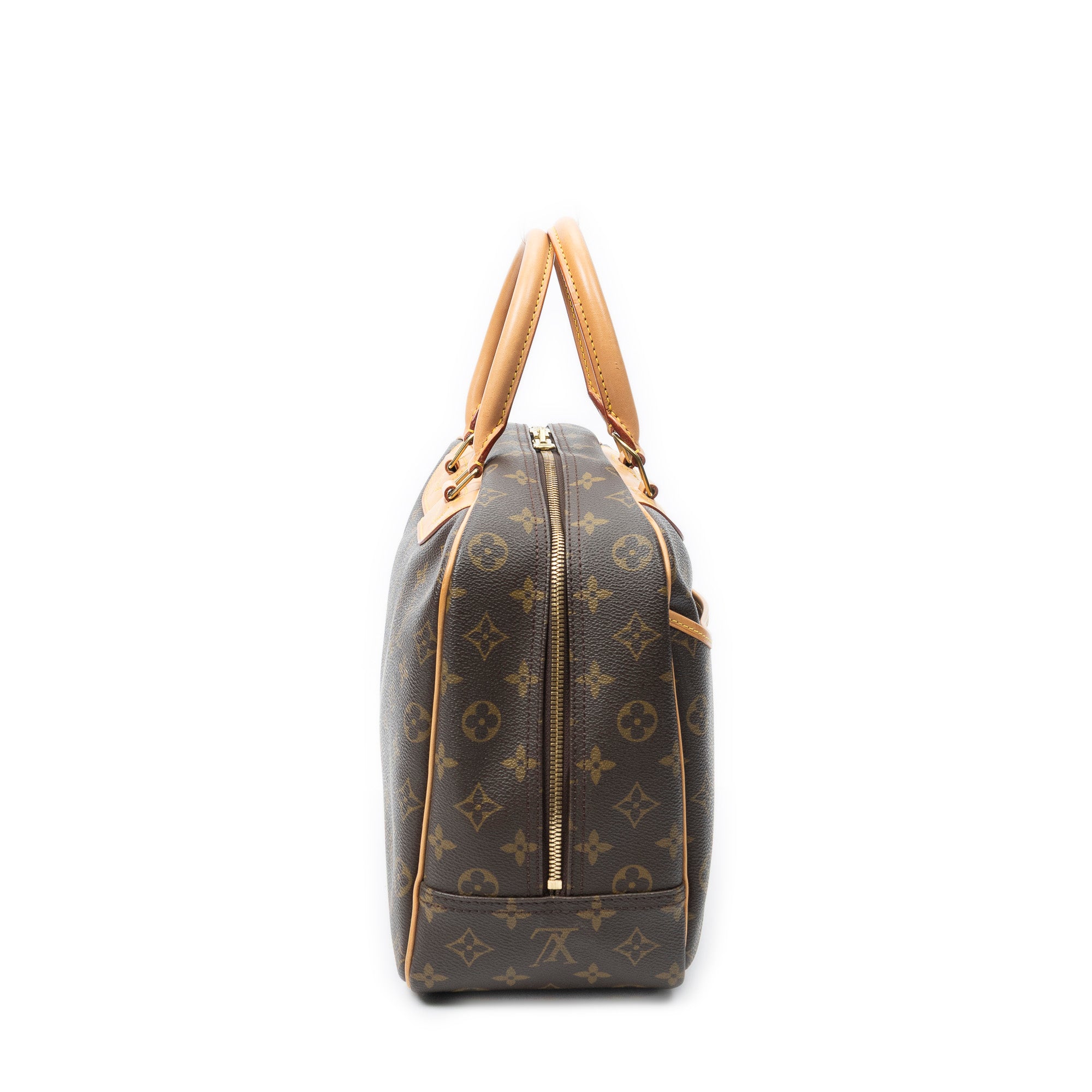 Handbag Deauville Brown Monogram Canvas