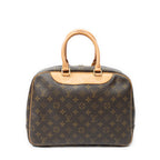 Handbag Deauville Brown Monogram Canvas