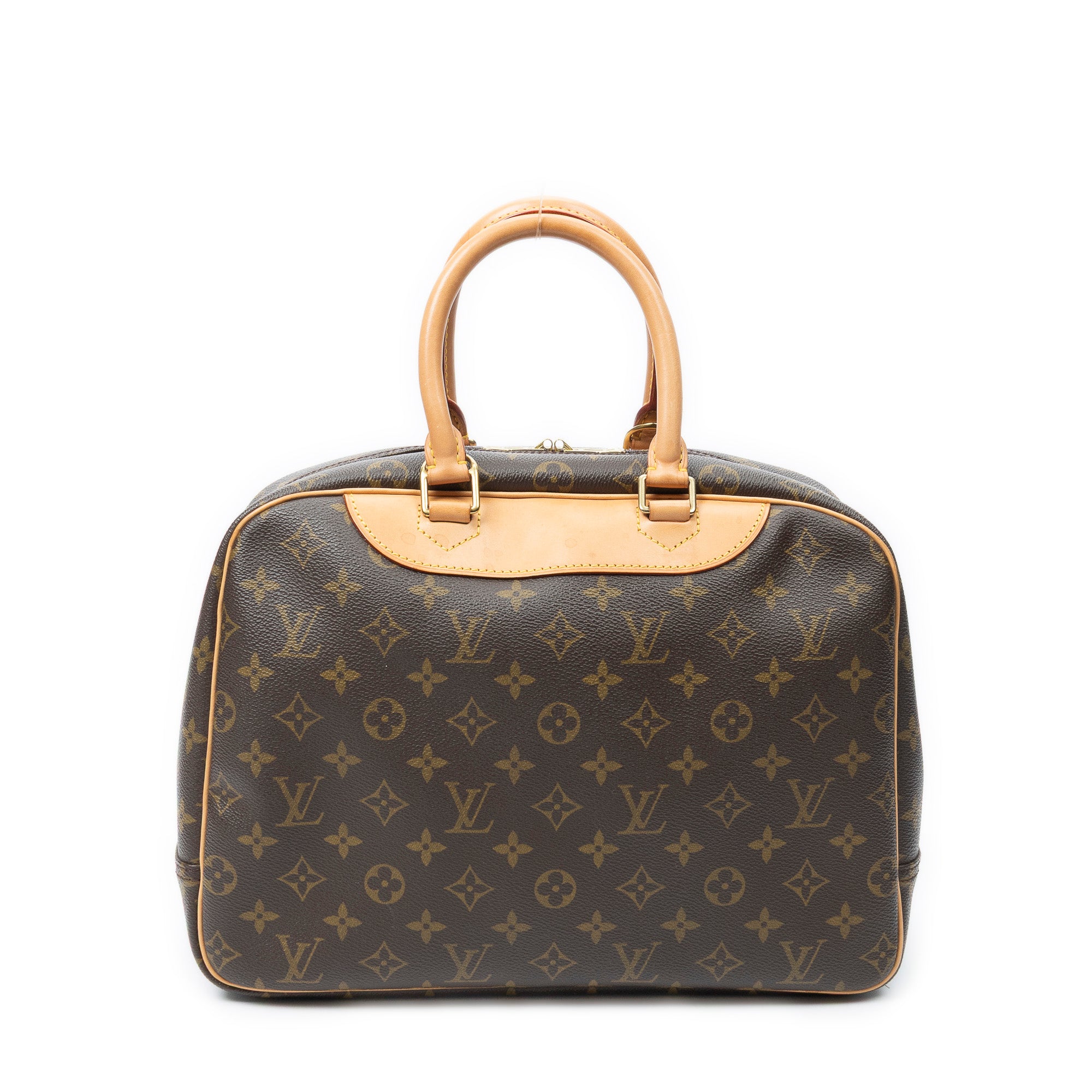 Handbag Deauville Brown Monogram Canvas