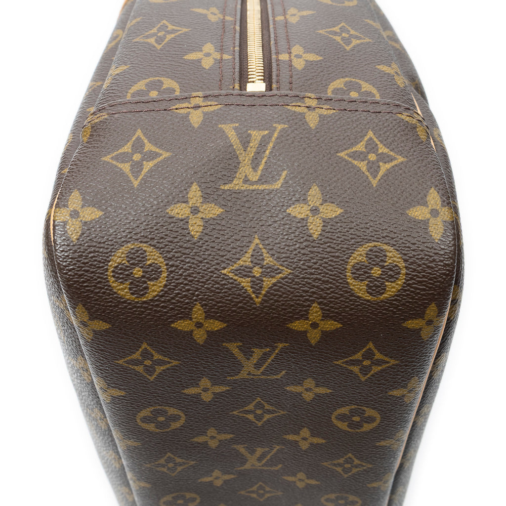 Handbag Deauville Brown Monogram Canvas
