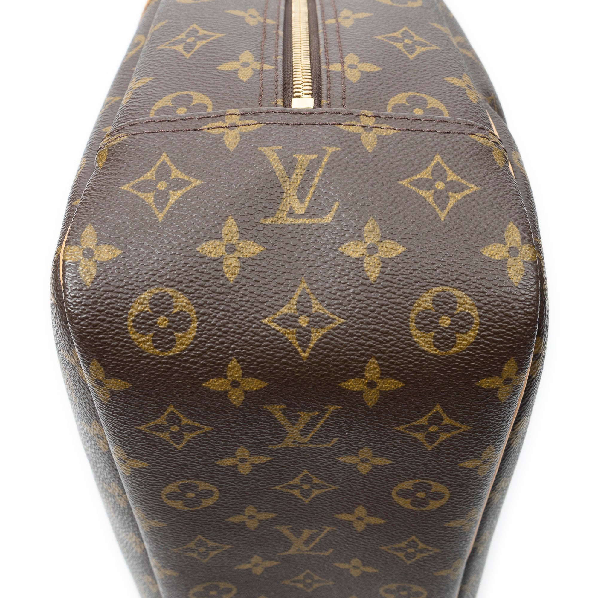 Handbag Deauville Brown Monogram Canvas
