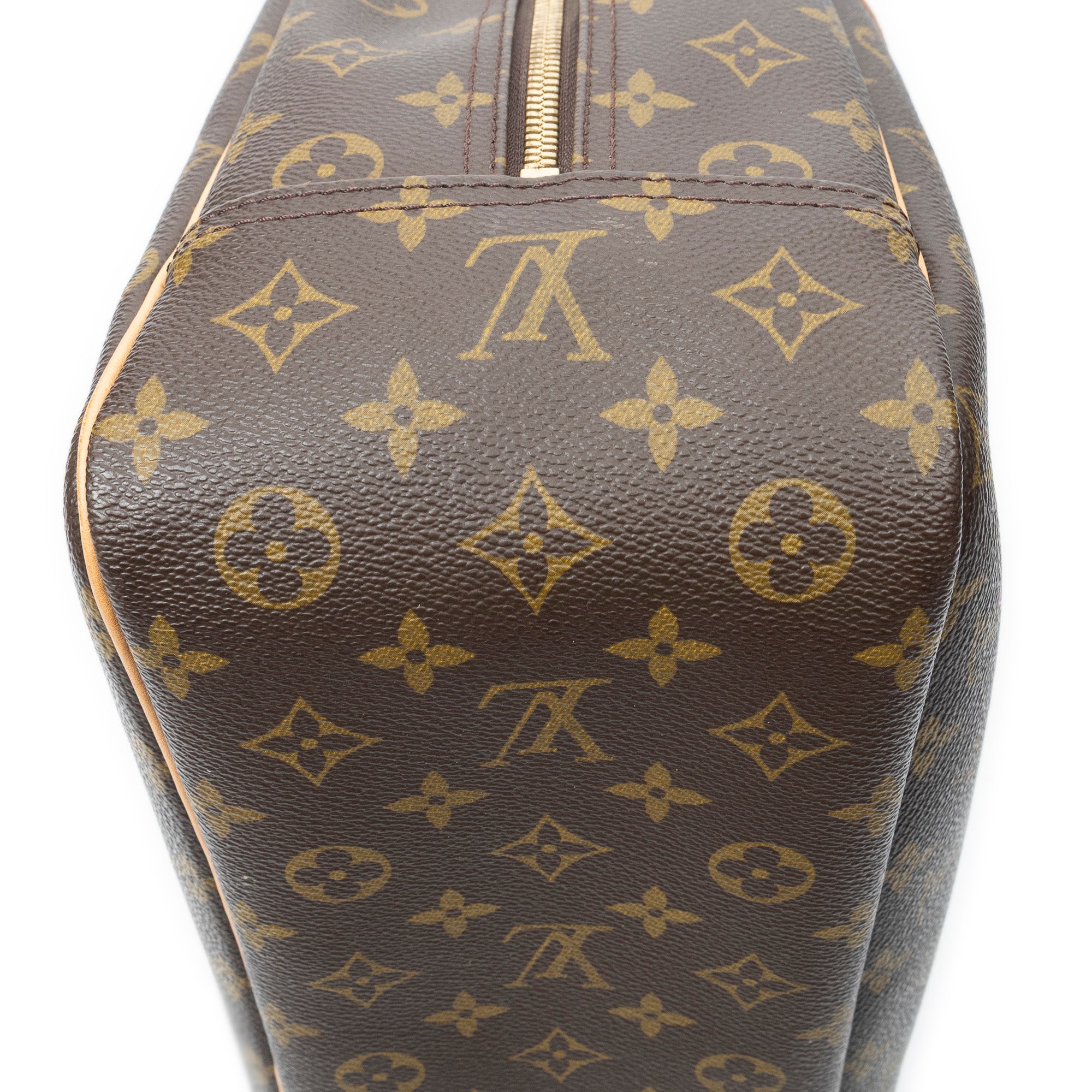 Handbag Deauville Brown Monogram Canvas
