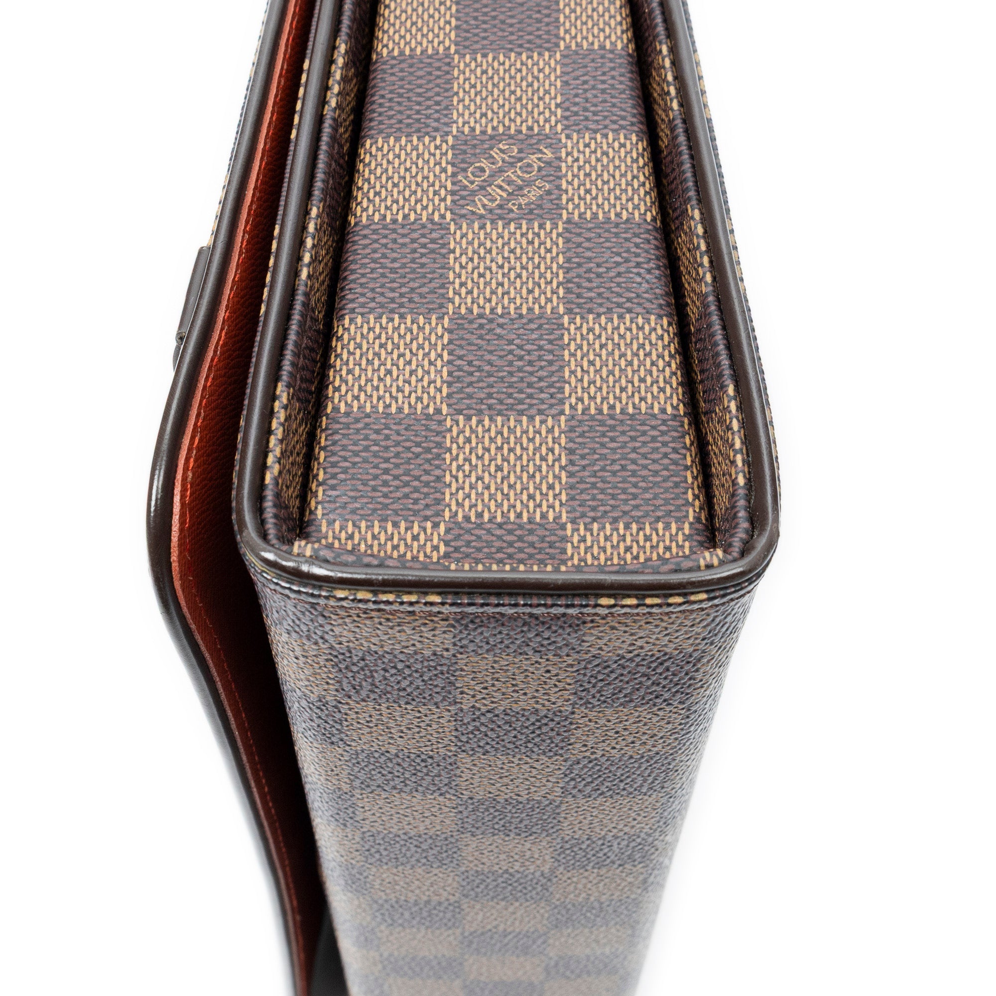 Sac porté épaule Tribeca Long Marron Damier Ebène
