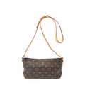 Shoulder Bag Trotteur Brown Monogram Canvas