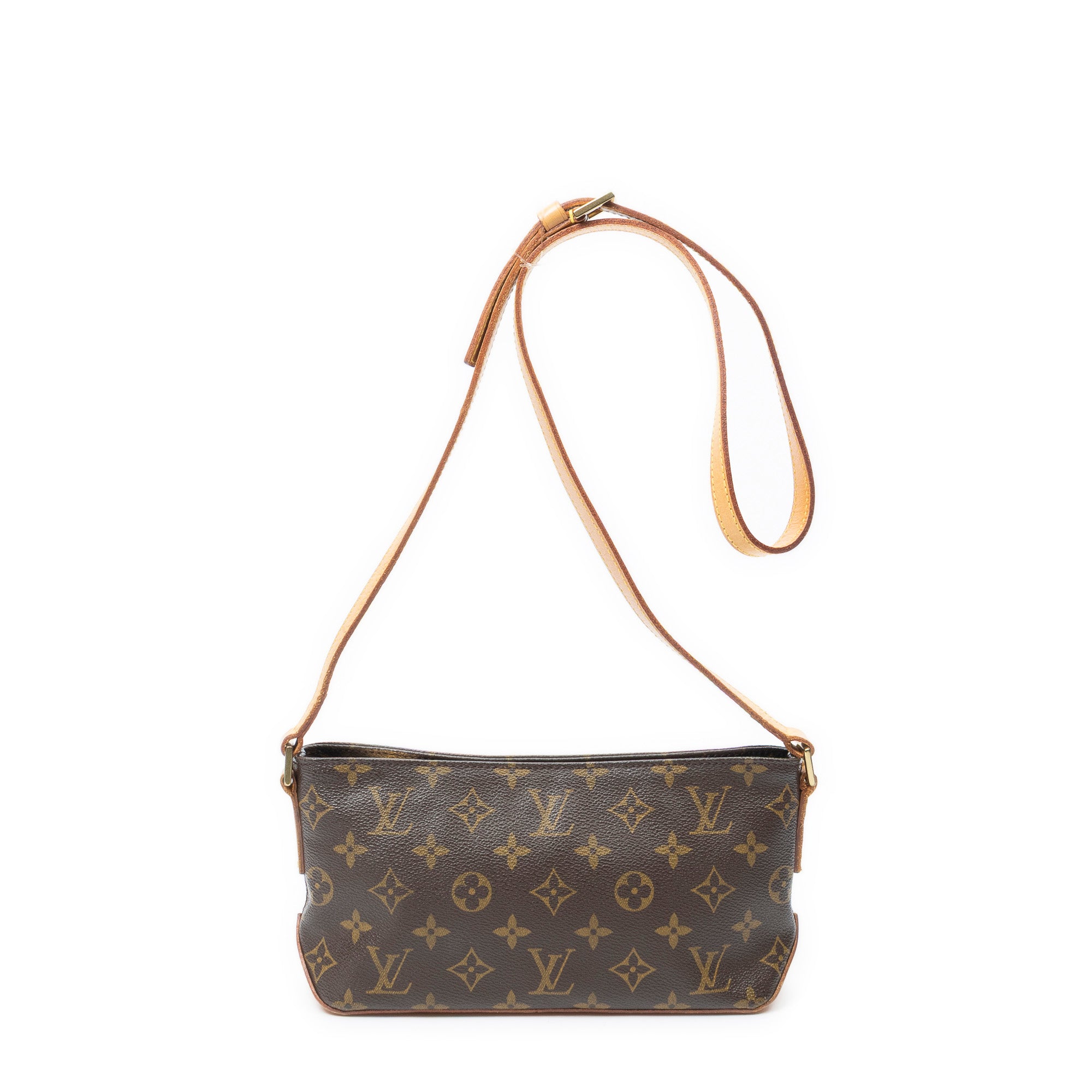 Shoulder Bag Trotteur Brown Monogram Canvas