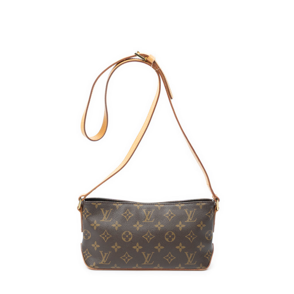 Shoulder Bag Trotteur Brown Monogram Canvas