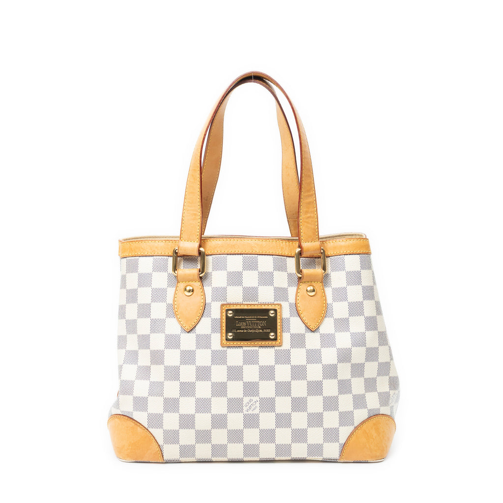 Handbag Hampstead PM Ivory Damier Azur