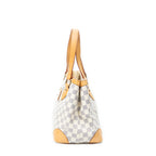 Handbag Hampstead PM Ivory Damier Azur