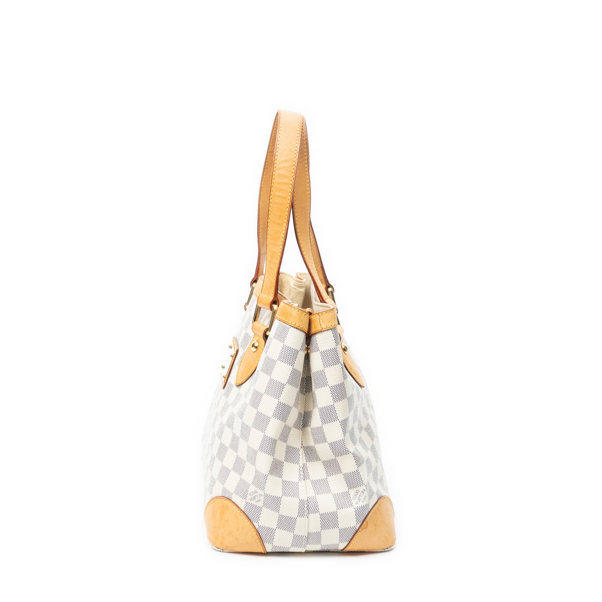 Handbag Hampstead PM Ivory Damier Azur
