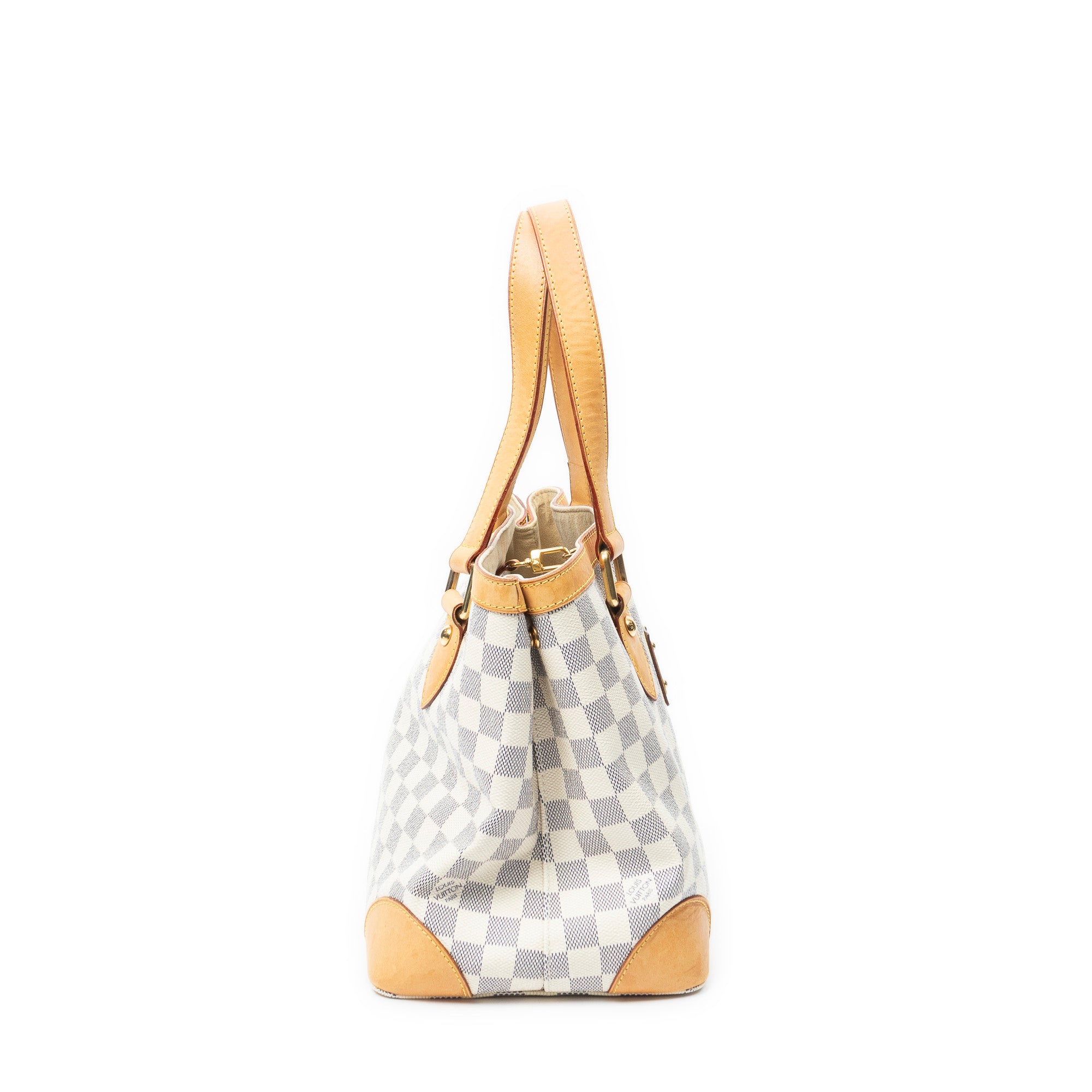 Handbag Hampstead PM Ivory Damier Azur