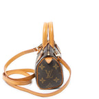 Handbag Mini Speedy Brown Monogram Canvas