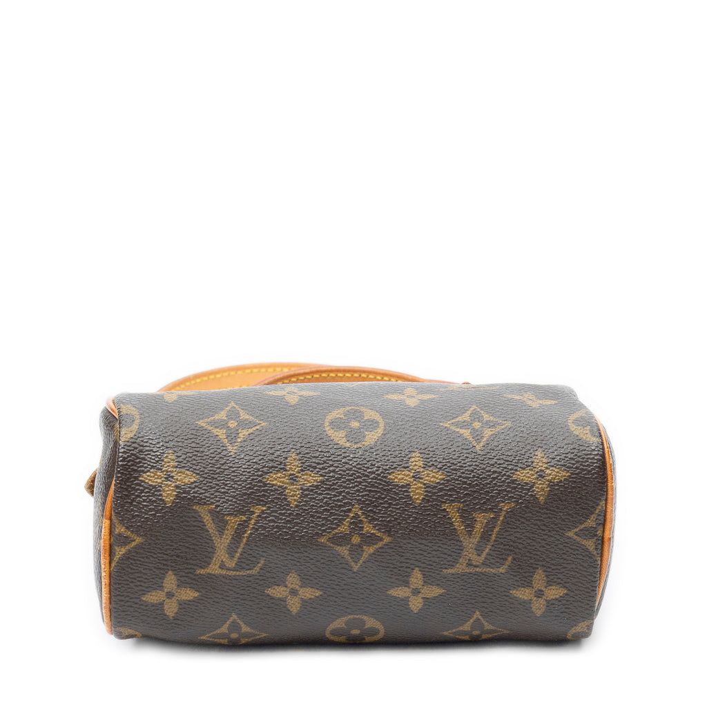 Handbag Mini Speedy Brown Monogram Canvas