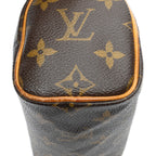 Handbag Mini Speedy Brown Monogram Canvas