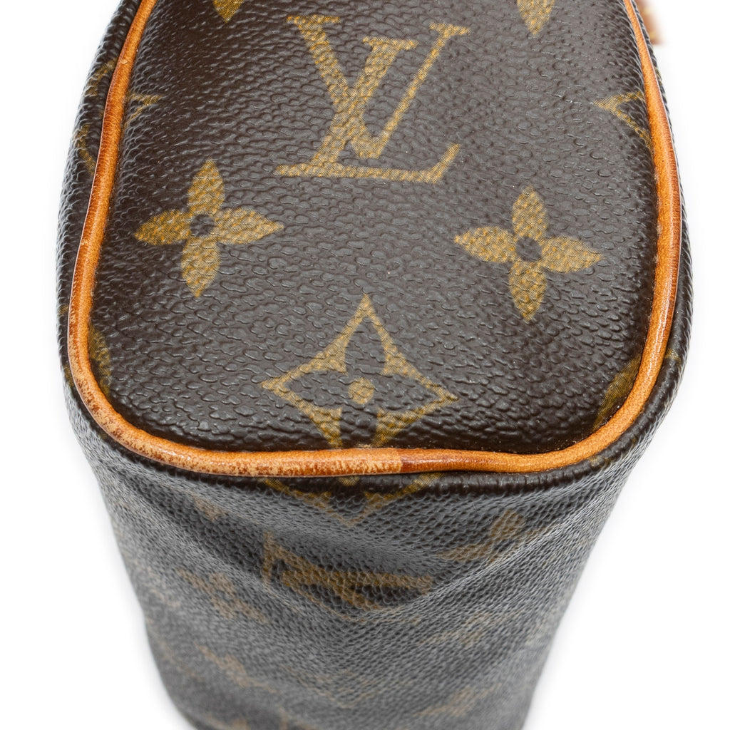 Handbag Mini Speedy Brown Monogram Canvas