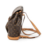 Backpack Montsouris MM Brown Monogram Canvas