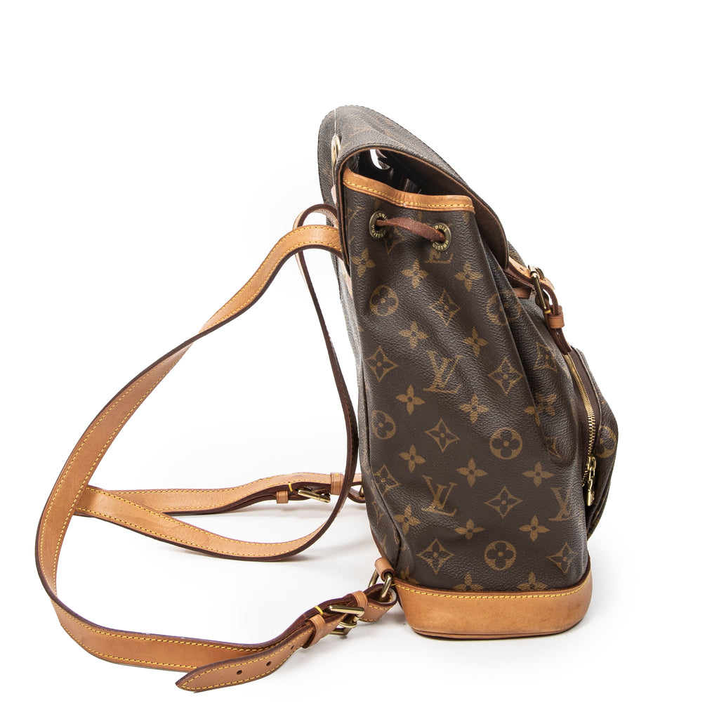 Backpack Montsouris MM Brown Monogram Canvas