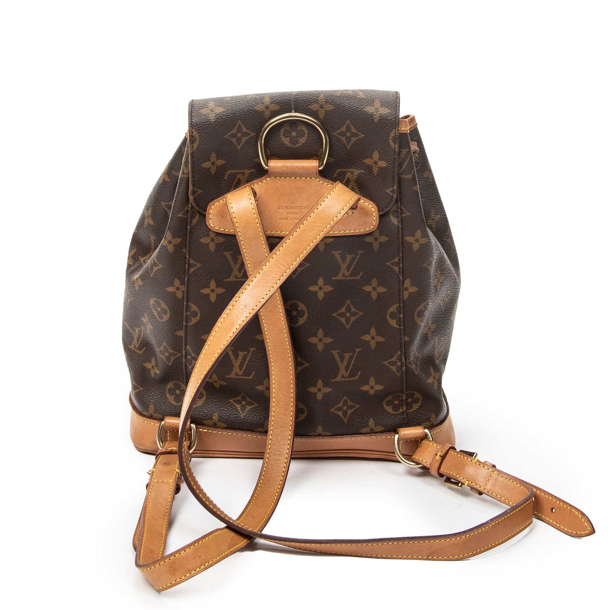 Backpack Montsouris MM Brown Monogram Canvas