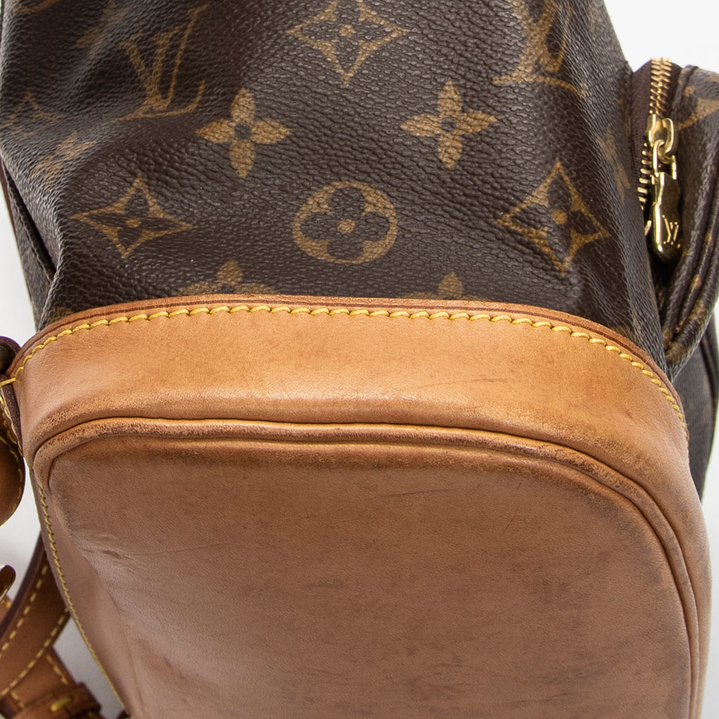 Backpack Montsouris MM Brown Monogram Canvas