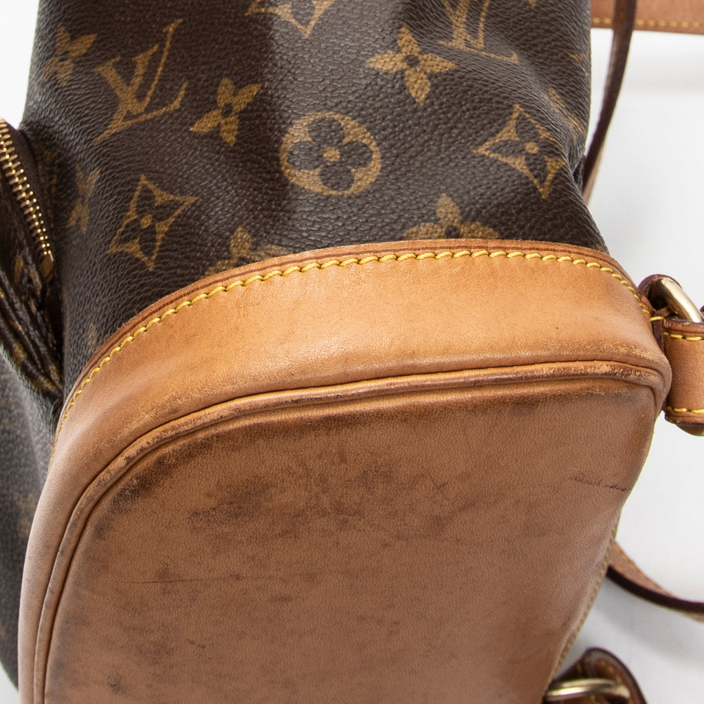 Backpack Montsouris MM Brown Monogram Canvas