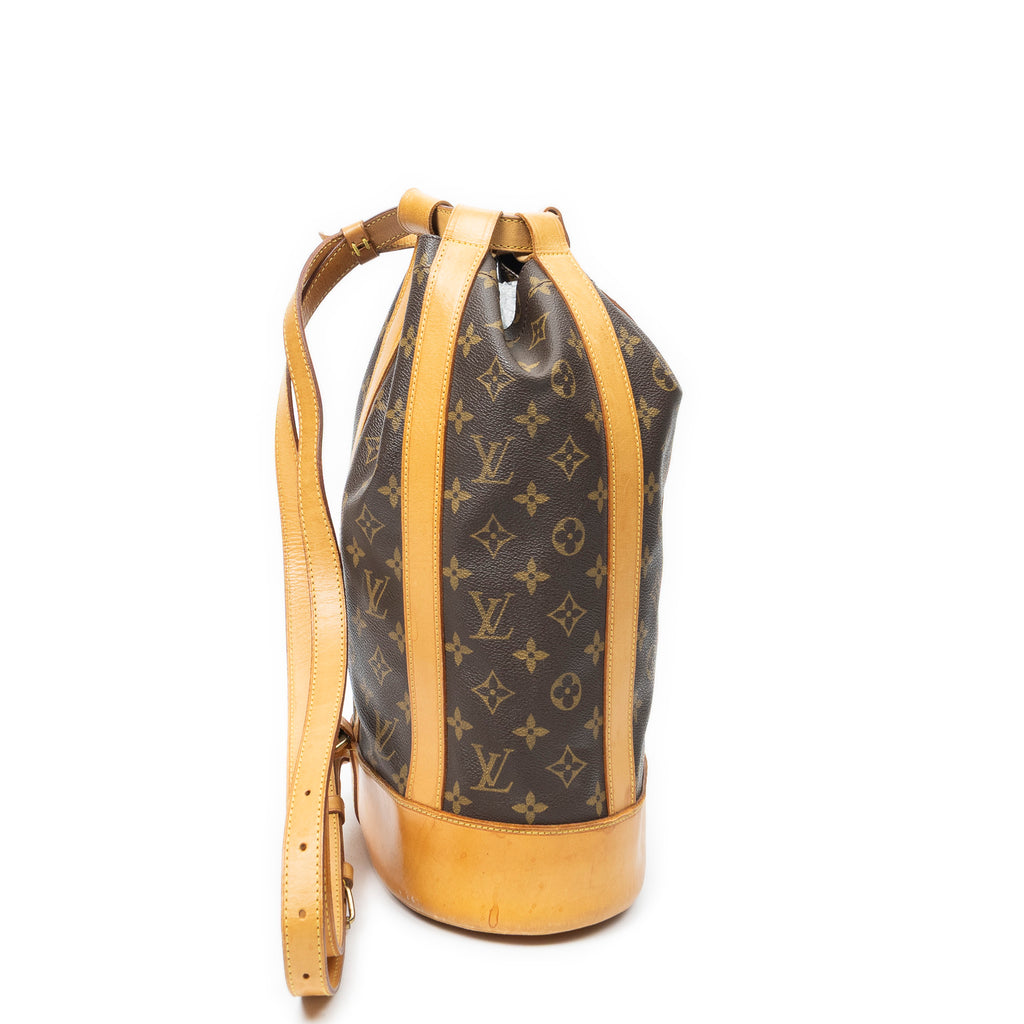 Shoulder Bag Randonnee PM Brown Monogram Canvas