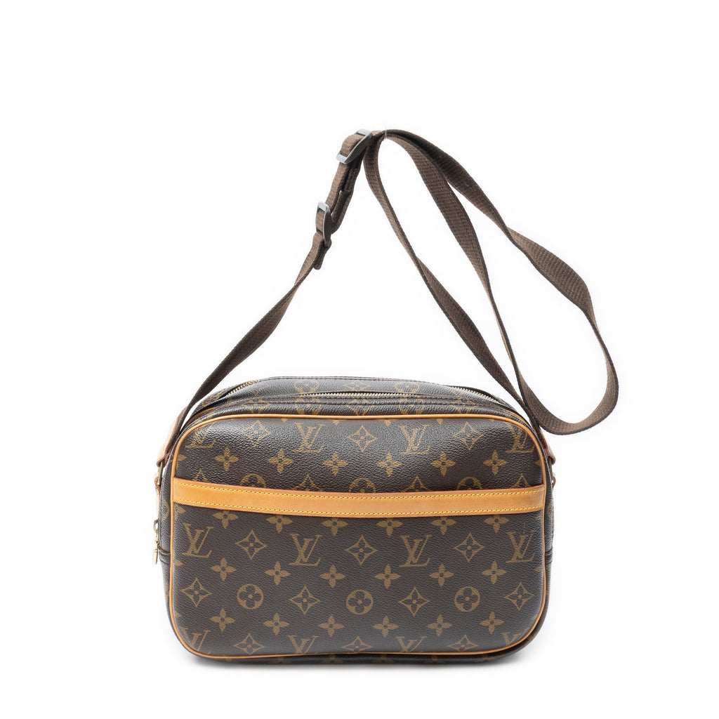 Shoulder Bag Reporter PM Brown Monogram Canvas