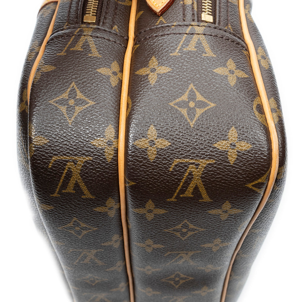 Shoulder Bag Reporter PM Brown Monogram Canvas