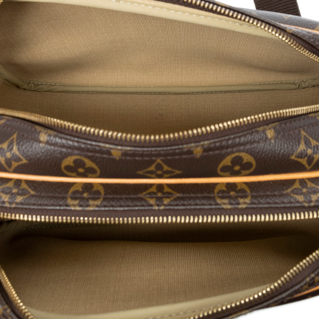 Shoulder Bag Reporter PM Brown Monogram Canvas
