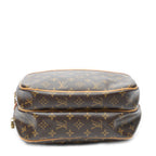 Sac Reporter PM en toile Monogram marron