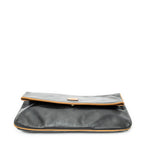 Clutch Macadam Flap Clutch Black Calfskin Leather